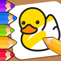 Baby Coloring games for kids with Glow Doodle