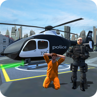 Police Heli Prisoner Transport