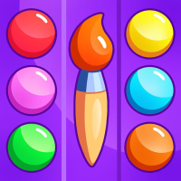 Colors learning games for kids. Drawing for babies