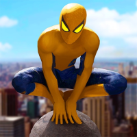 Spider Rope hero Man - Crime City Gangster Vegas