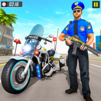 Police Moto Bike Chase Crime